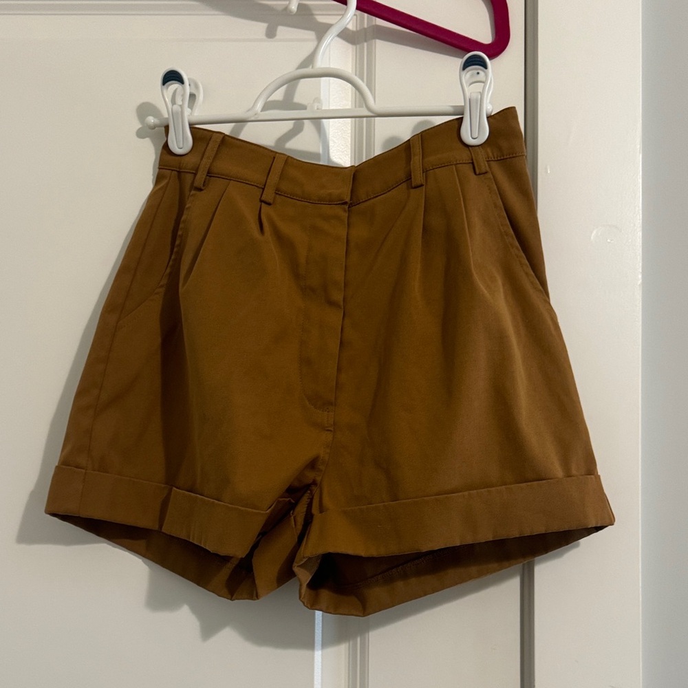 Miami High Waist Brown Shorts